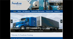 Desktop Screenshot of freerksentrucking.com