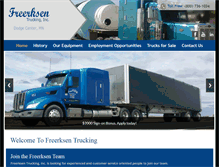 Tablet Screenshot of freerksentrucking.com